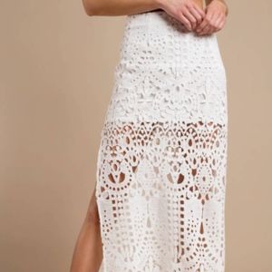 Tobi Lace Maxi Skirt